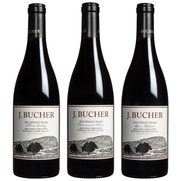 Bucher Single Vineyard Pinot Noirs