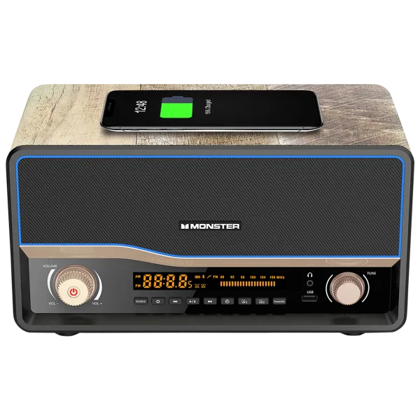 Monster Retro Qi Charging 30W Bluetooth Speaker