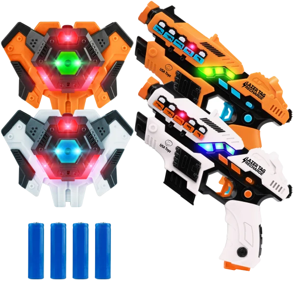 2-Pack: USA Toyz Rechargeable Laser Tag Game