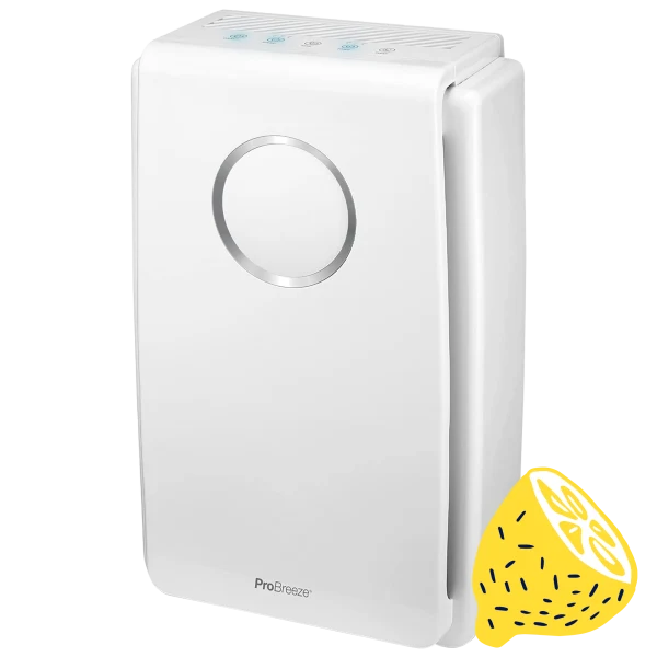 ProBreeze 4-Stage True HEPA Large Room Air Purifier with Ionizer