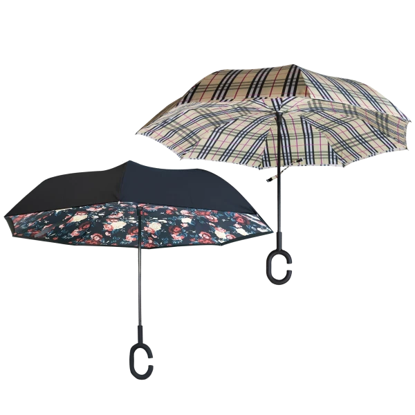 SwissTek Double Layer Windproof UV Protection Umbrella