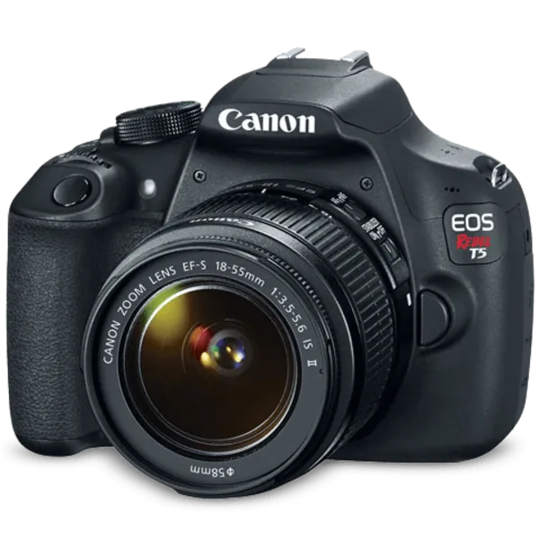 Canon EOS Rebel T5 DSLR with EF-S 18-55mm Lens