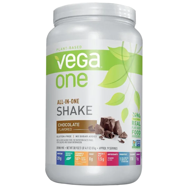 2-Pack: Vega One All-In-One Meal Replacement & Protein Shake (3.86lb)