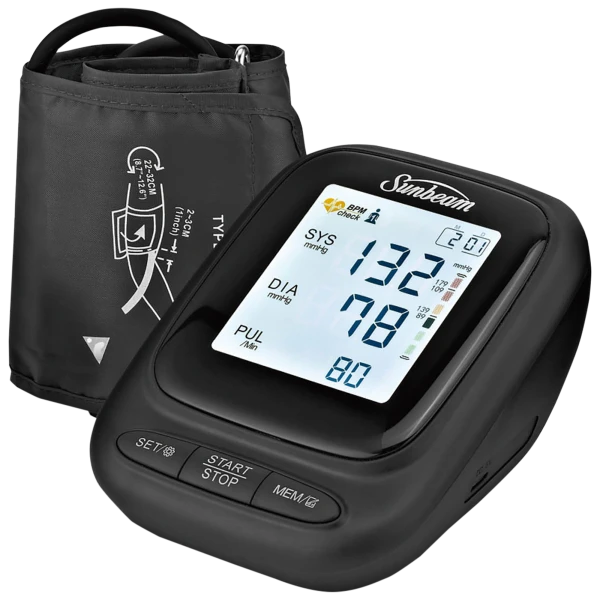 Sunbeam Blood Pressure Monitor With Voice Broadcast Technology