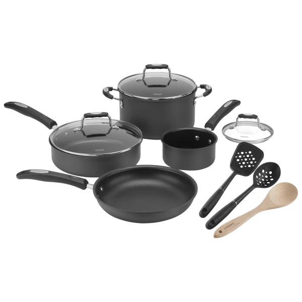 Cuisinart 10-Piece Hard Anodized Cookware Set