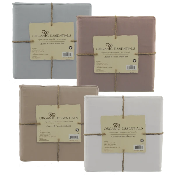 Organic Essentials Cotton Sheet Sets
