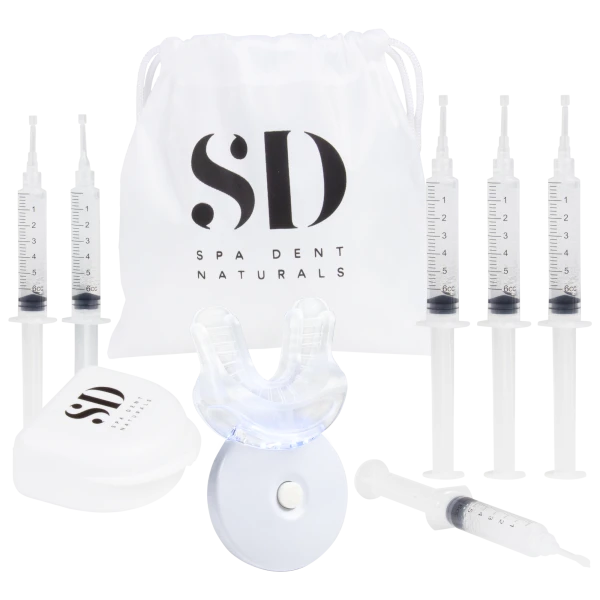 SpaDent Naturals Light Activated Professional Teeth Whitening Kit
