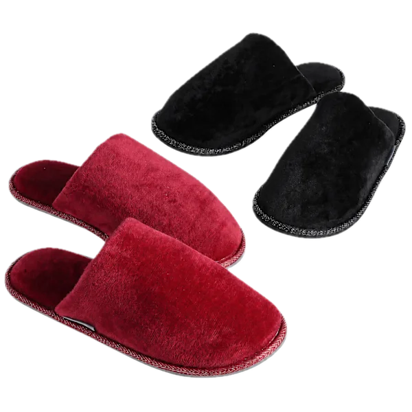 2-Pairs: Kathy Ireland Marigold Scuff Slippers