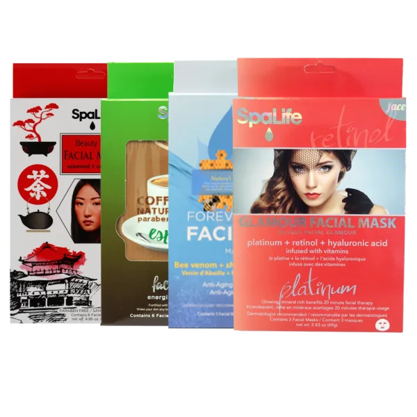 24-Pack: SpaLife Facial Mask Self Care Assortment