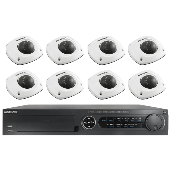 Hikvision 16 Channel Security System with 8 Cameras 2TB HDD