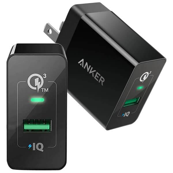 2-Pack: Anker PowerPort+ 18W QuickCharge 3.0 Wall Charger