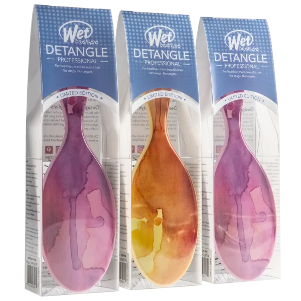 3-for-Tuesday: Wet Brush Watercolor Detangling Hair Brushes