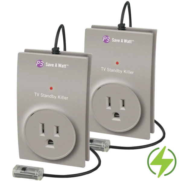 2-PACK of Save-a-Watt Power Saving TV Standby Killer