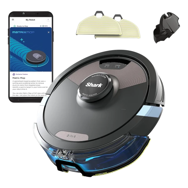 Shark Matrix Plus 2-in-1 Robot Vacuum with Sonic Mopping (Refurbished)