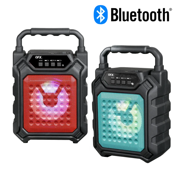 Bluetooth Speaker with Radio & Lights