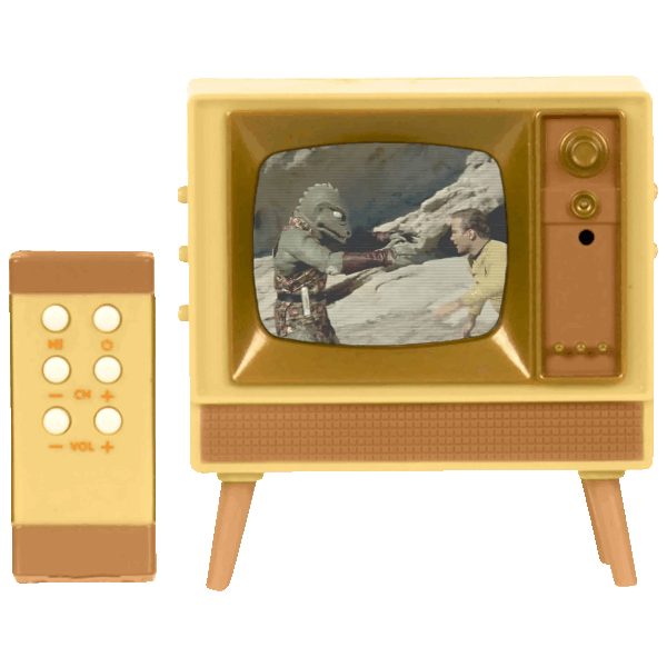 Tiny TV Classics Collectible TV with Real Working Remote