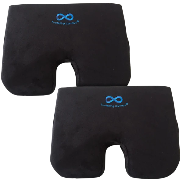 2-Pack: Everlasting Comfort Memory Foam Seat Cushions