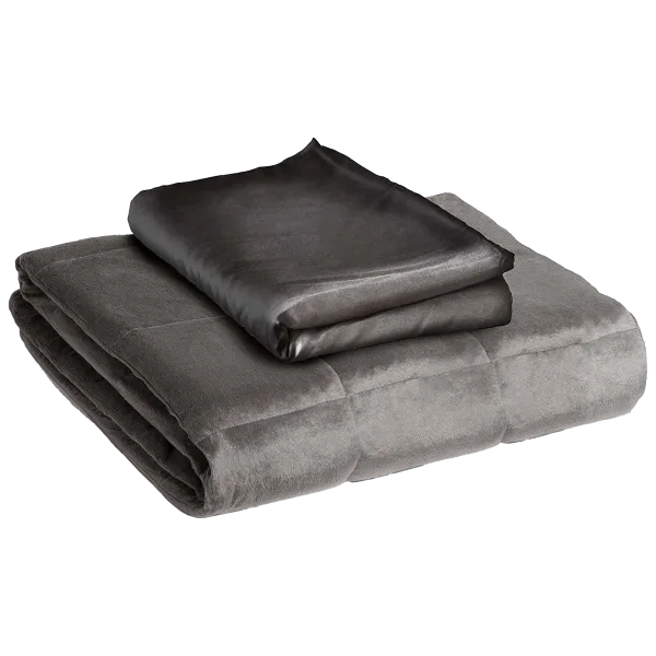 Sharper Image Calming Comfort Kid's 6lb Weighted Blanket Plus Washable Duvet