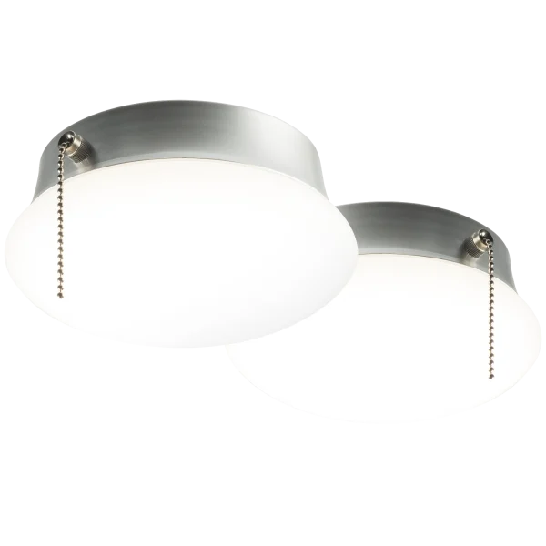 2-Pack: i-Brite Spin Light 7" LED Light Fixtures