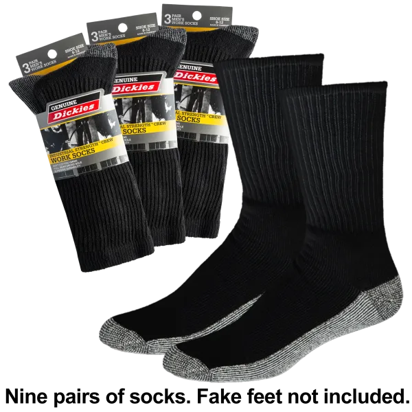 9-Pack: Dickies Work Socks
