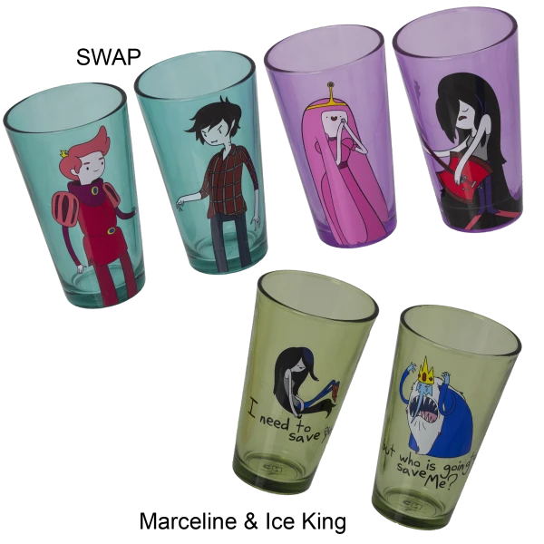 2- & 4-Pack Adventure Time Pint Glasses