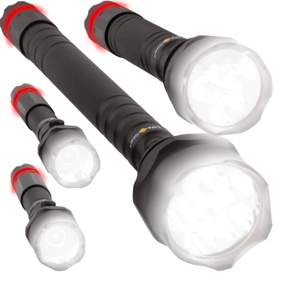 Life Gear Tactical LED Flashlight Set