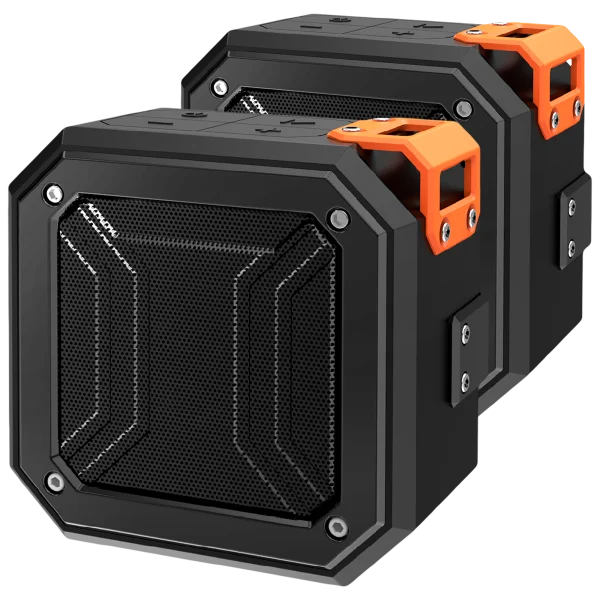 2-Pack: ToughTested Satellite Rugged Bluetooth Speaker