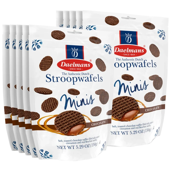 200-Count No Good Streak-Killing Mini Chocolate Stroopwafels