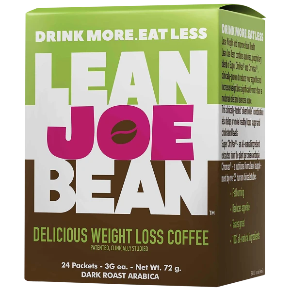 24-Pack: Lean Joe Bean Instant Keto Coffee for Weight Loss | Slimming & Detox