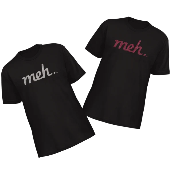 2-For-Tuesday: Metallic Meh Shirts