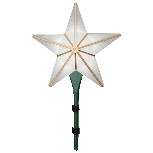 BlissLights Laser Star Projection Christmas Tree Topper