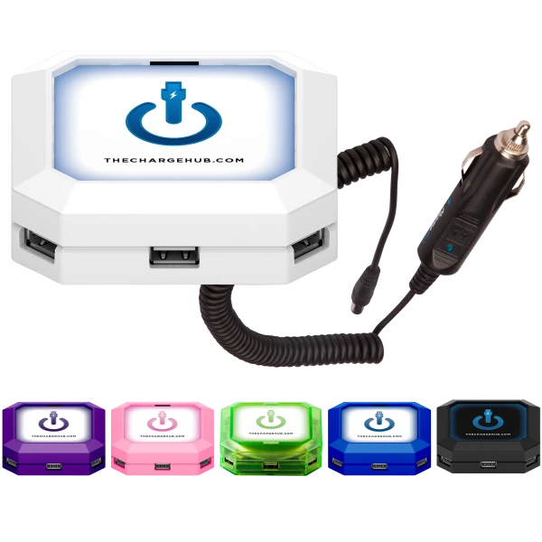ChargeHub X7 - 7 Port with Bonus USB Car Charger