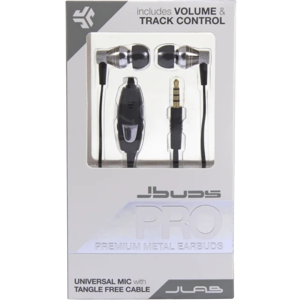 JLab Premium Metal Earbuds