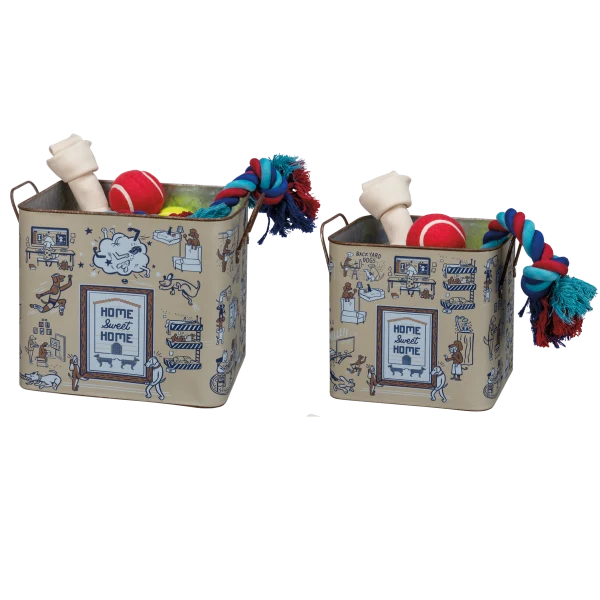 Primitives by Kathy Dog Park Storage Bins (Set of 2)