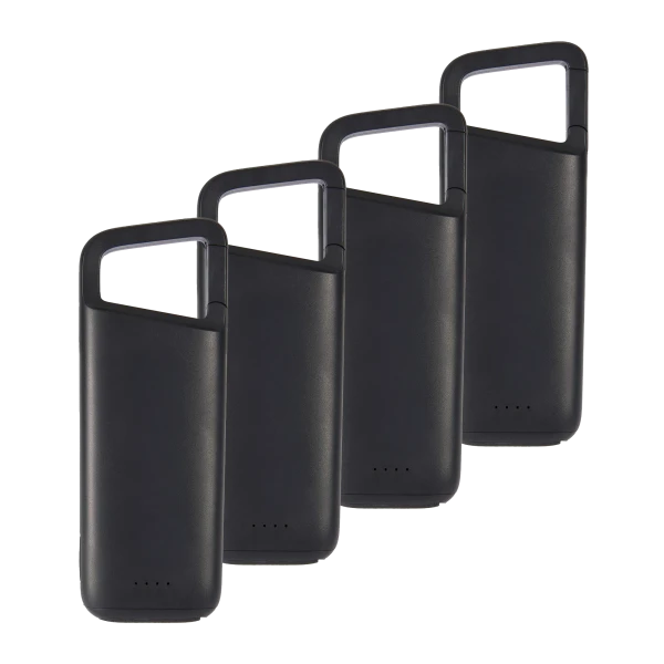 4-Pack: Clip Clap Water Resistant 5000 mAh Power Bank