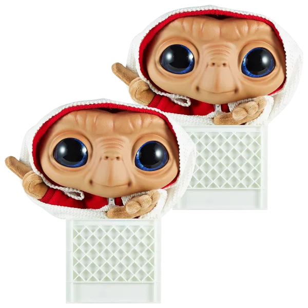 2-Pack: E.T. Interactive Plush with Basket & Blanket