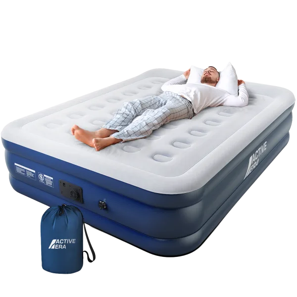 Active Era Premium Air Mattress with Built-in Pump (Queen or King)