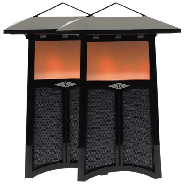 2-Pack: Acoustic Research Santa Cruz 30-Watt Wireless Outdoor Speaker Lanterns