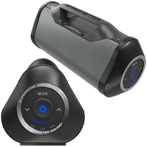 Monster Blaster Boombox Indoor/Outdoor Bluetooth Speaker (Open Box)