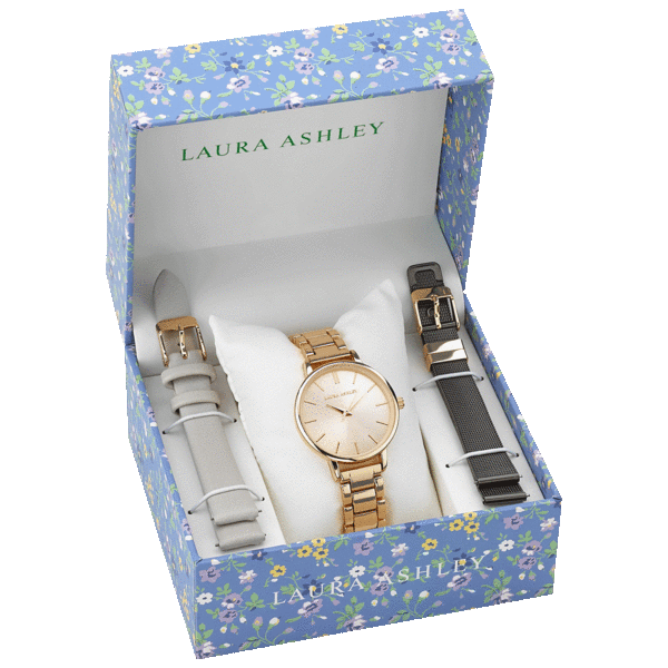 Laura Ashley EZ Pin Interchangeable Watch Band Set