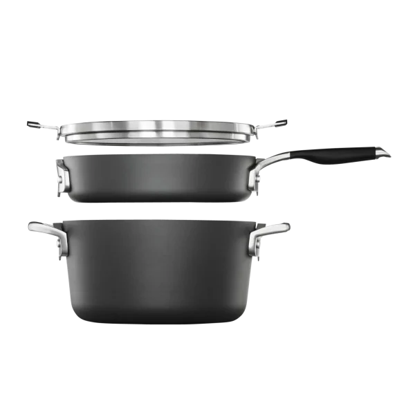 Calphalon Space Saving Hard Anodized 5-Piece Nonstick Cookware Set
