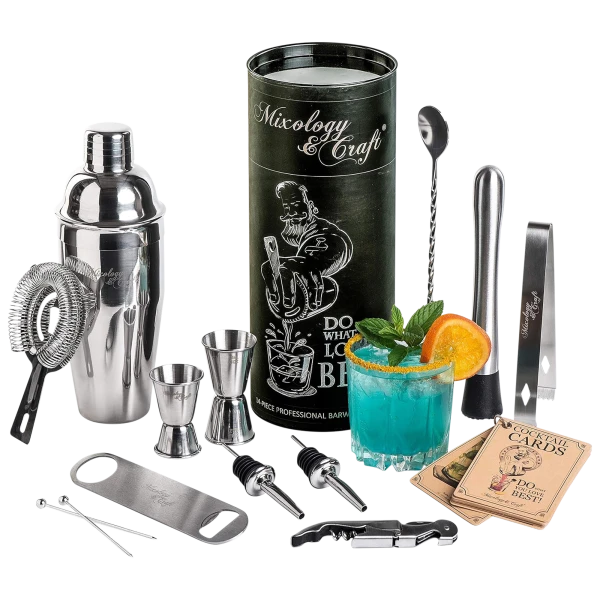 Mixology & Craft 14-Piece Bartender Kit