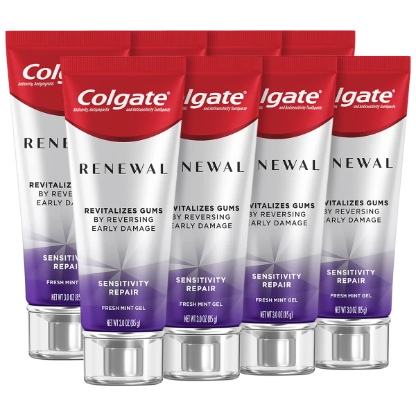 8-Pack: Colgate Renewal Sensitivity Repair Gel Toothpaste in Fresh Mint