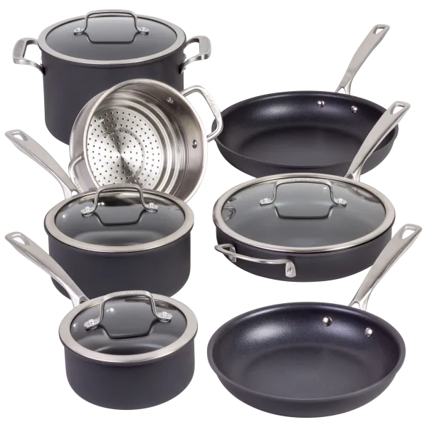 Cuisinart 11-Piece Hard Anodized Nonstick Cookware Set