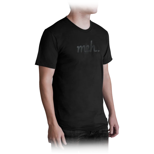 Almost Blank Meh American Apparel Shirt