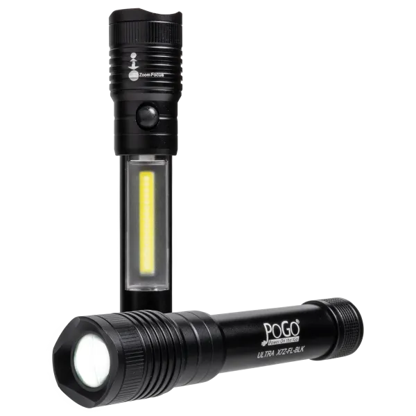 2-Pack: Pogo Telescoping 2-in-1 Flashlight/Lamp with Magnetic Base