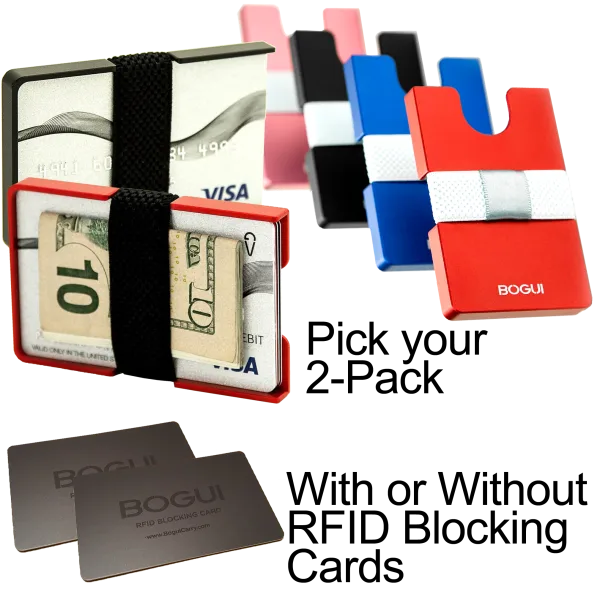 2-for-Tuesday: Bogui Wallets with or without RFID Cards