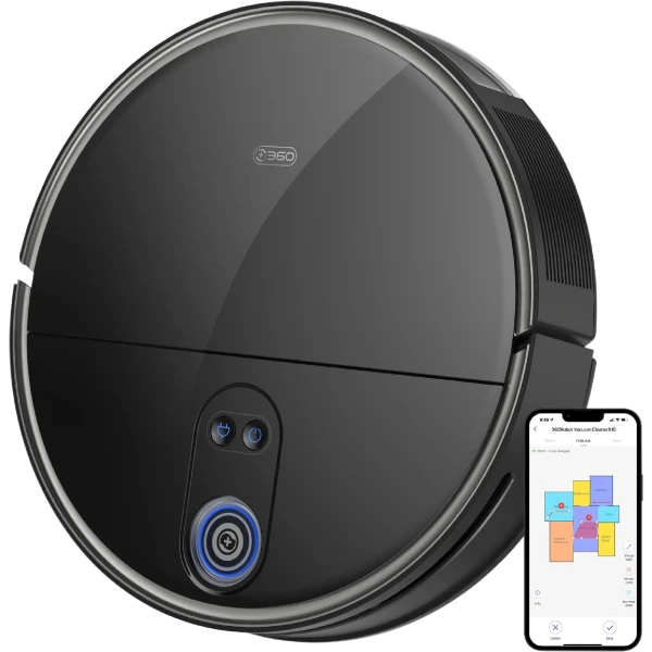 360 Smart Life S10 Robot Vacuum Cleaner + Mop with Smart Connect Wi-Fi & Lidar