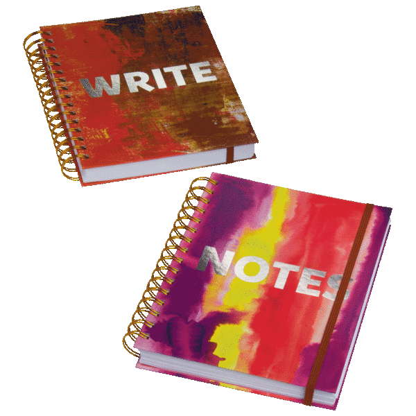2-Pack: Flomo Spiral Hardcover 160-Sheet Journals