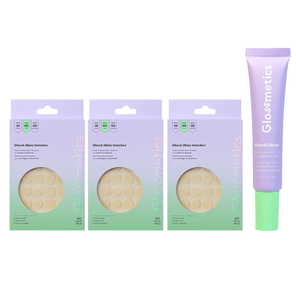 120-Pack: Glossmetics Hydrocolloid Spot Stickers + 1 Spot Treatment Gel